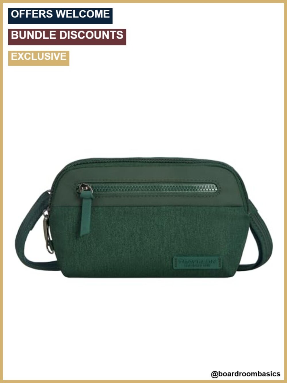 Anti-Theft Small Crossbody Bag Polyester Convertible Travel Purse
